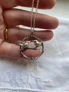 Double Wren Necklace