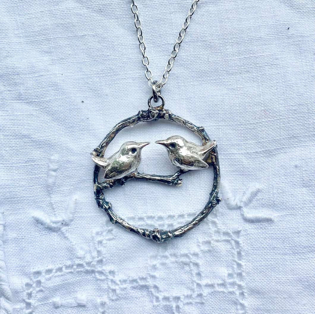 Double Wren Necklace