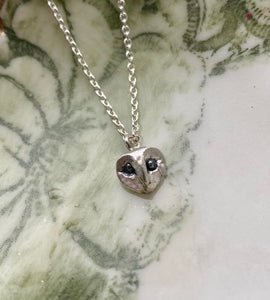 Owl Face Necklace