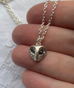 Owl Face Necklace