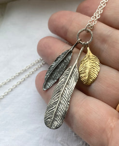 Feather necklace