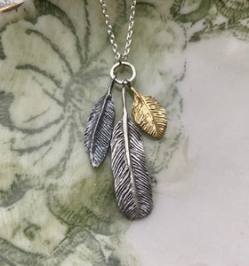 Feather necklace