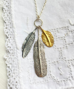 Feather necklace