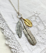 Load image into Gallery viewer, Feather necklace